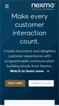 Mobile Screenshot of nexmo.com